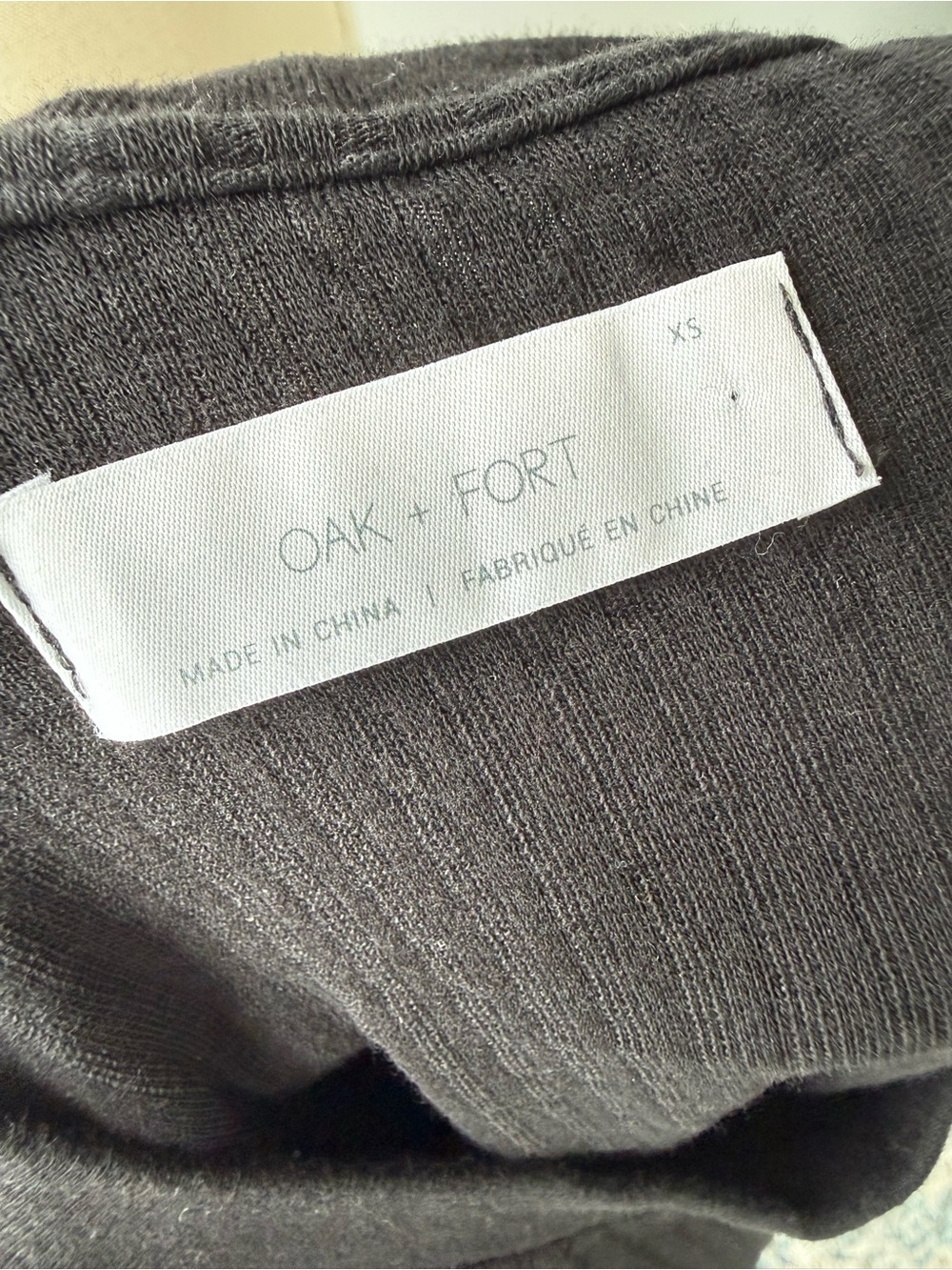 OAK + FORT Ribbed Top - Picture 3 of 4